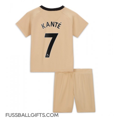 Chelsea Kante #7 Fußballbekleidung 3rd trikot Kinder 2022-23 Kurzarm (+ kurze hosen)